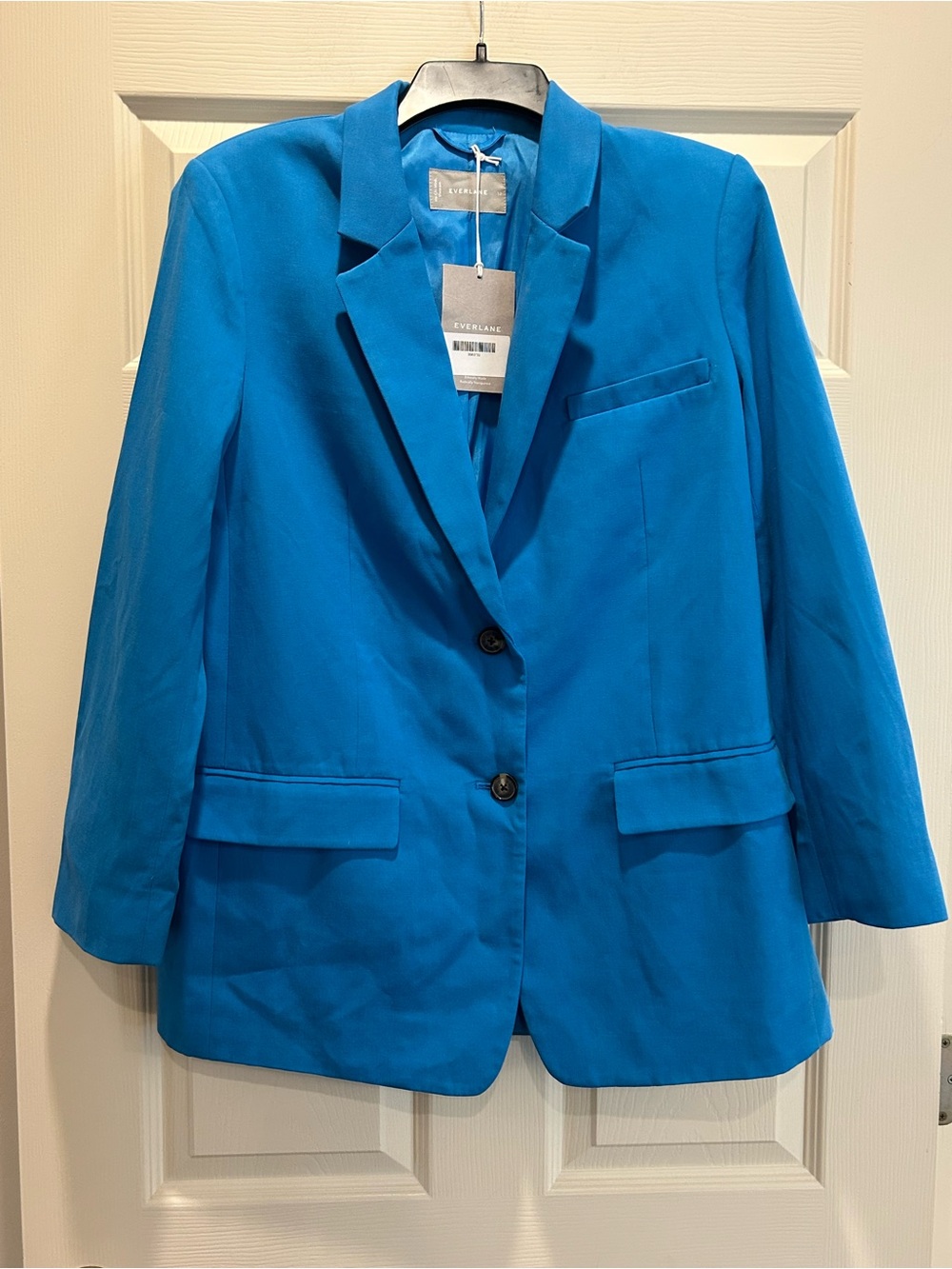 Everlane Women's Oversized Bright Blue Tailored Blazer